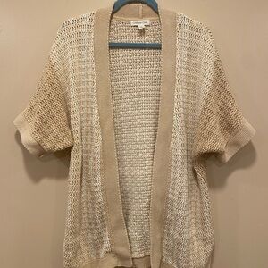 Coldwater Creek XL (18) Women's Beige and Light Brown Cardigan
